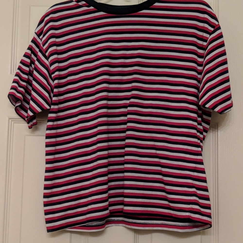 Brand Melville stripped top.